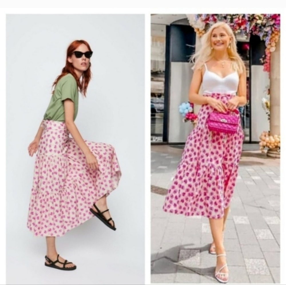Zara 2 pieces set skirt + crop top - Picture 13 of 14
